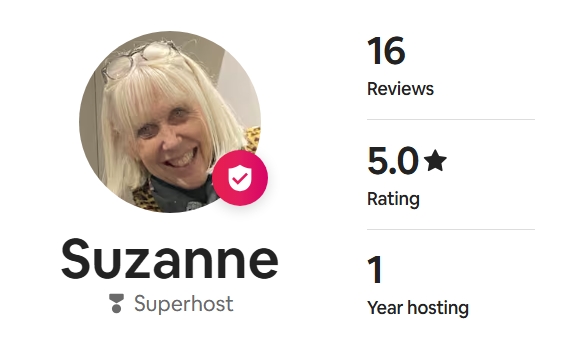 Suzanne Alderson Airbnb Superhost