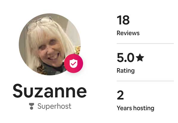 Superhost for 2 years with Airbnb